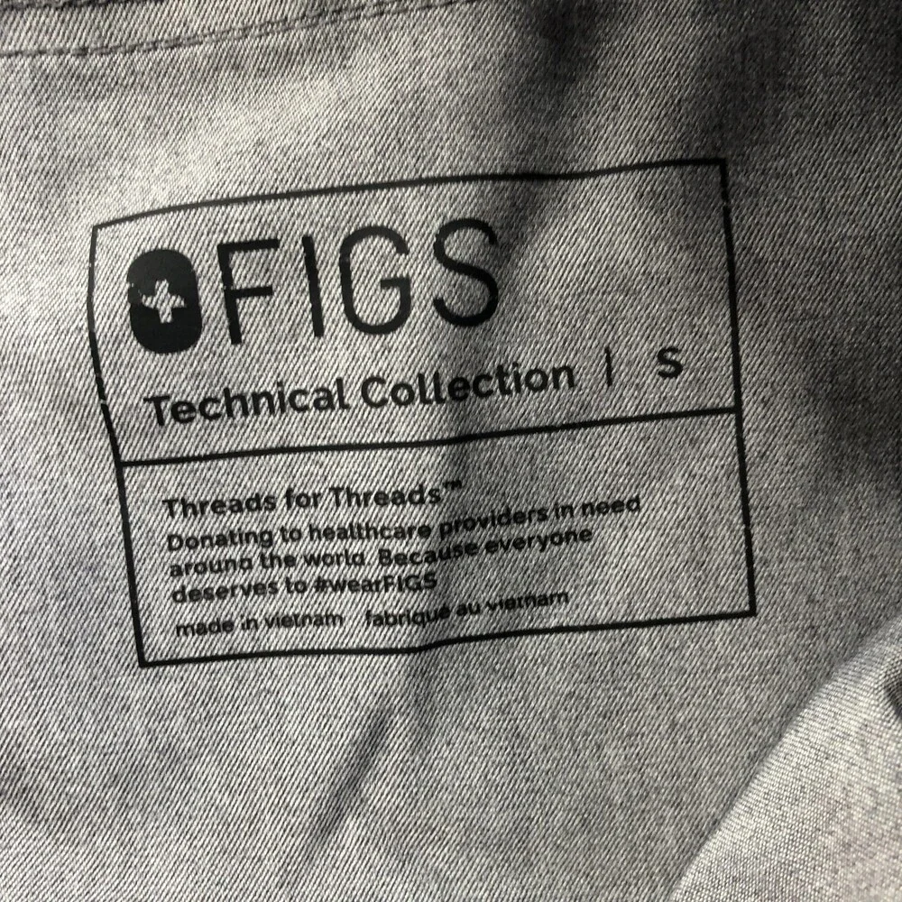 FIGS Pants Womens Small Gray Technical Collection Jogger Scrub Workwear
